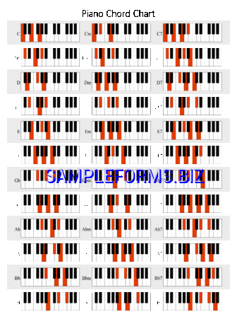 Piano Chord Chart 1 pdf free